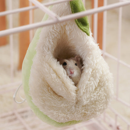 Small Pet Sleeping Bag Soft Warm for Hamsters Guinea Pigs Rats Indoor Cage Use