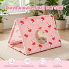 Cosy Four Season Small Pet Hideout Tent for Guinea Pigs Hamsters Chinchillas