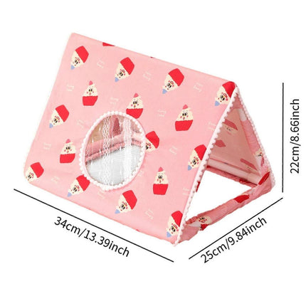 Cosy Four Season Small Pet Hideout Tent for Guinea Pigs Hamsters Chinchillas