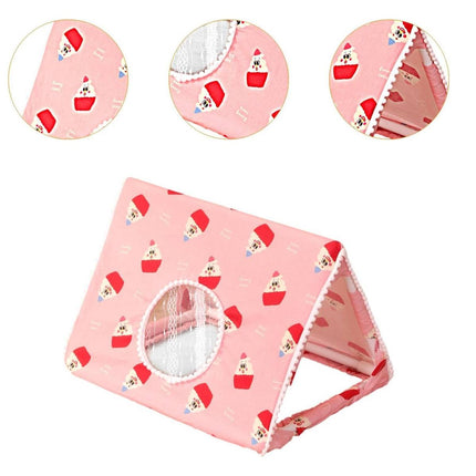 Cosy Four Season Small Pet Hideout Tent for Guinea Pigs Hamsters Chinchillas