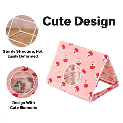 Cosy Four Season Small Pet Hideout Tent for Guinea Pigs Hamsters Chinchillas