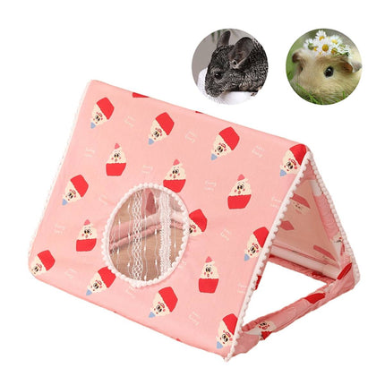 Cosy Four Season Small Pet Hideout Tent for Guinea Pigs Hamsters Chinchillas