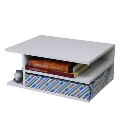 Small Desktop Printer Stand Shelf Sturdy Home Office Printer Paper Accessories