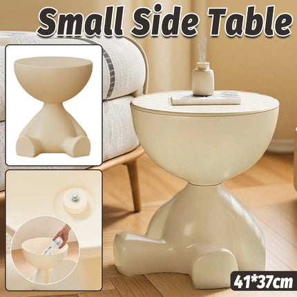 Creative Small Coffee Table Cute Durable PP Material for Living Room Bedroom Use