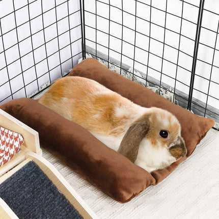 Small Animal Bed Cushion Plush Sleeping Mat for Pet Carrier Cage Nest Hamster