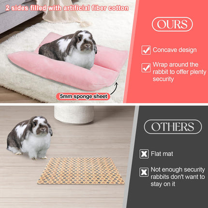 Small Animal Bed Cushion Plush Sleeping Mat for Pet Carrier Cage Nest Hamster