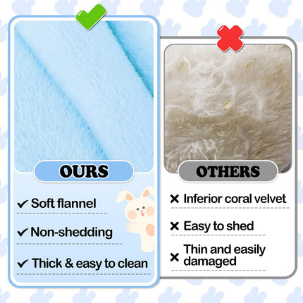 Small Animal Bed Cushion Plush Sleeping Mat for Pet Carrier Cage Nest Hamster