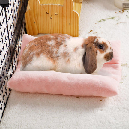 Small Animal Bed Cushion Plush Sleeping Mat for Pet Carrier Cage Nest Hamster