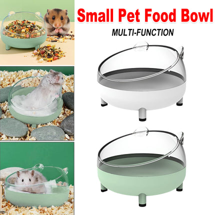 Hamster Food Bowl Pet Feeder Food Basin Small Animals Rabbit Guinea Pig Pet Bowl