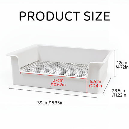 Rabbit Pet Toilet Corner Litter Box Small Animal Potty Tray Cage Urinal Cleaning