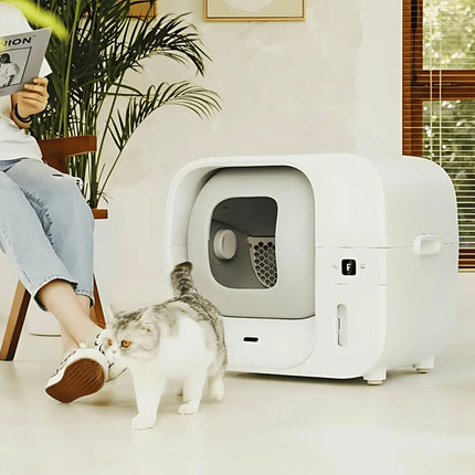 Furbulous Smart Self Cleaning Cat Litter Box with App Control Remote Monitor