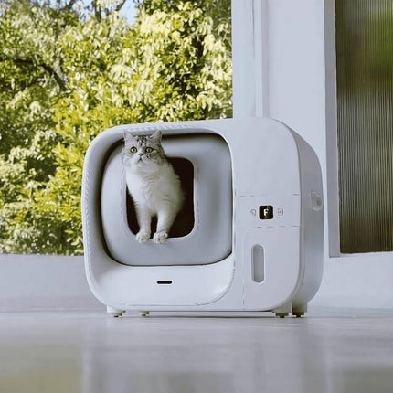 Furbulous Smart Self Cleaning Cat Litter Box with App Control Remote Monitor