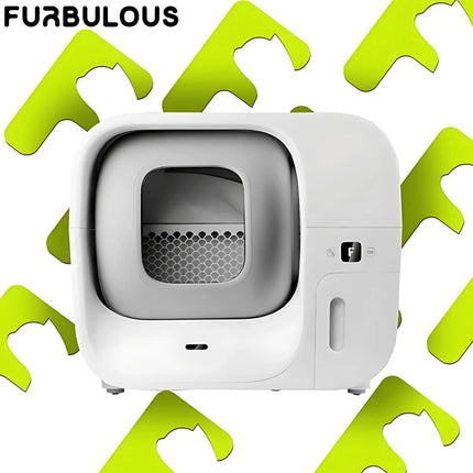 Furbulous Smart Self Cleaning Cat Litter Box with App Control Remote Monitor