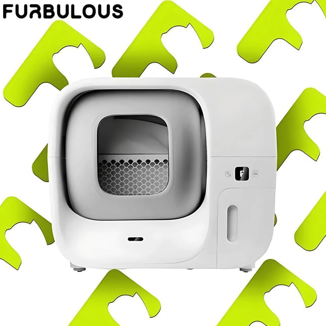 Furbulous Smart Self Cleaning Cat Litter Box with App Control Remote Monitor