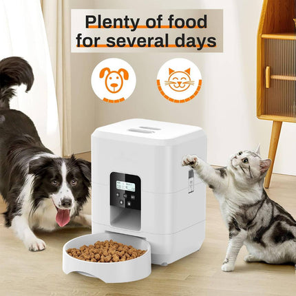 2L Automatic Pet Feeder Timed Cat Dog Food Dispenser with LCD Large Window