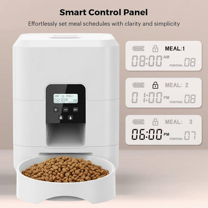 2L Automatic Pet Feeder Timed Cat Dog Food Dispenser with LCD Large Window