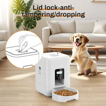 2L Automatic Pet Feeder Timed Cat Dog Food Dispenser with LCD Large Window