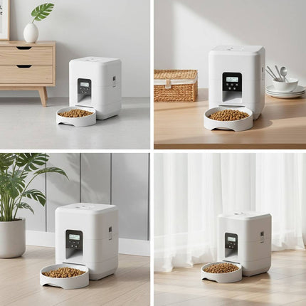 2L Automatic Pet Feeder Timed Cat Dog Food Dispenser with LCD Large Window