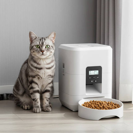 2L Automatic Pet Feeder Timed Cat Dog Food Dispenser with LCD Large Window