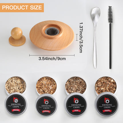 Wine Smoker Kit for Cocktails Whiskey for Home Bar Bartenders Drinks Infusion