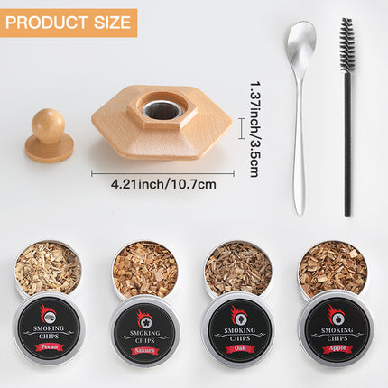 Wine Smoker Kit for Cocktails Whiskey for Home Bar Bartenders Drinks Infusion