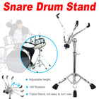 Drum Stand for Practice Pad Snare 22 Pipe Diameter Adjustable Steel Drum Kit