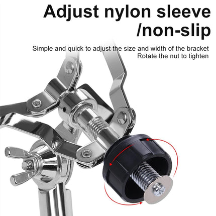 Drum Stand for Practice Pad Snare 22 Pipe Diameter Adjustable Steel Drum Kit