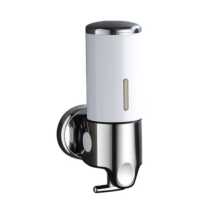 Manual Soap Dispenser Model White Bathroom Shampoo Bottle Hotel Wall Mounted