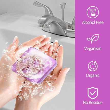 5PCS Loofah Soap Bar Essential Oil Facial Cleansing Exfoliating Bath Body Care