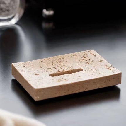 Minimalist Marble Soap Dish Soap Holder Creative Soap Tray Home Decor White/Beige