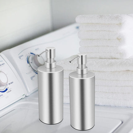 220/320ml Stainless Steel Press Type Oil Sprayer Soap Dispenser Durable