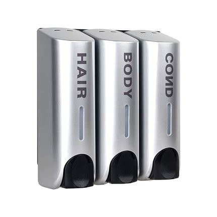 3 Sizes Soap Dispenser Wall Mount Hand Wash Bathroom Shampoo Shower Liquid Manual
