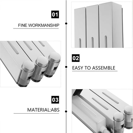 Wall Mounted Soap Dispenser Hotel Guesthouse Bathroom Liquid Soap Dispenser