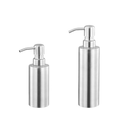 220/320ml Stainless Steel Press Type Oil Sprayer Soap Dispenser Durable