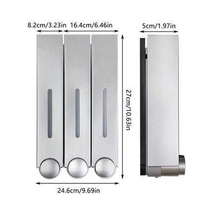 Wall Mounted Soap Dispenser Hotel Guesthouse Bathroom Liquid Soap Dispenser