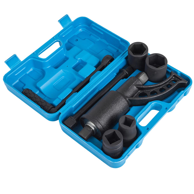 Socket Crack Wrench Tool Set Ratchet Spanner Kit 21/33/38/41mm Carbon Steel