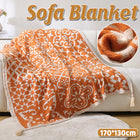 Bohemian Style Sofa Blanket Soft Washable Decorative for Couch Bed Living Room