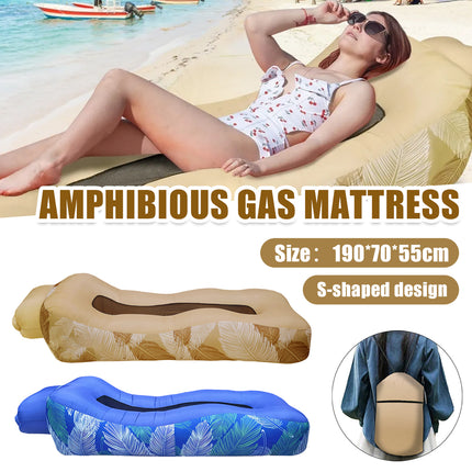 Portable Inflatable Sofa Amphibious Air Mattress Foldable For Outdoor Relax