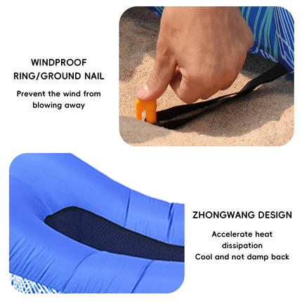 Portable Inflatable Sofa Amphibious Air Mattress Foldable For Outdoor Relax