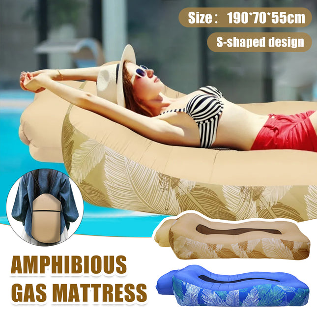 Portable Inflatable Sofa Amphibious Air Mattress Foldable For Outdoor Relax