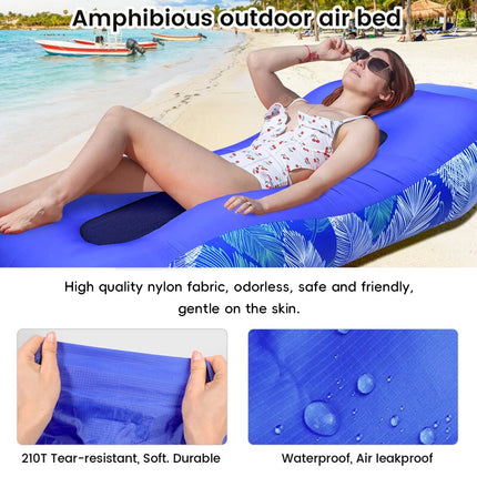 Portable Inflatable Sofa Amphibious Air Mattress Foldable For Outdoor Relax