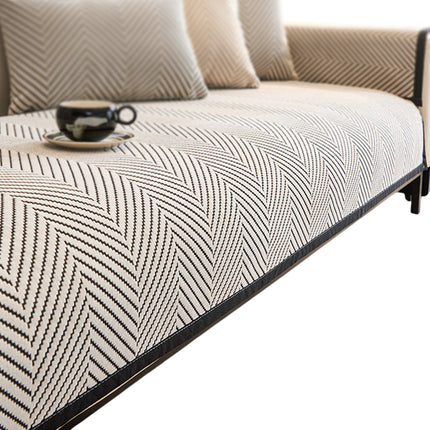 Sofa Cushion Cover Modern Non Slip Couch Protector Furniture Seat Slipcover Pad