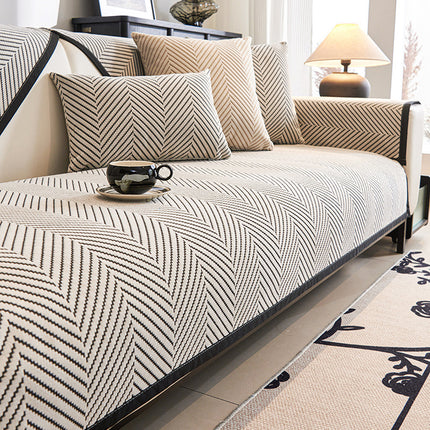 Sofa Cushion Cover Modern Non Slip Couch Protector Furniture Seat Slipcover Pad