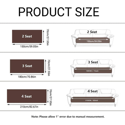 Sofa Cushion Cover Modern Non Slip Couch Protector Furniture Seat Slipcover Pad