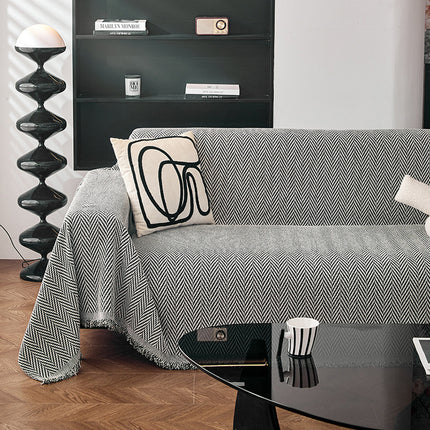 Breathable Sofa Cover Soft Skin Friendly Machine Washable for Living Room Couch