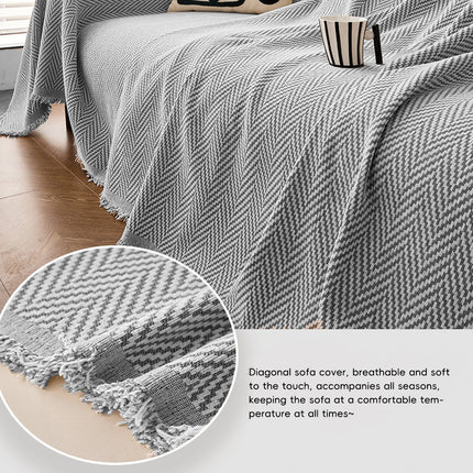 Breathable Sofa Cover Soft Skin Friendly Machine Washable for Living Room Couch