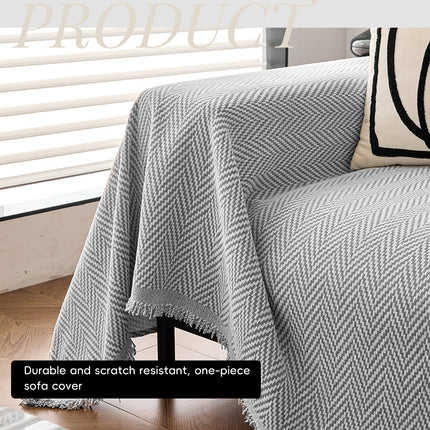 Breathable Sofa Cover Soft Skin Friendly Machine Washable for Living Room Couch