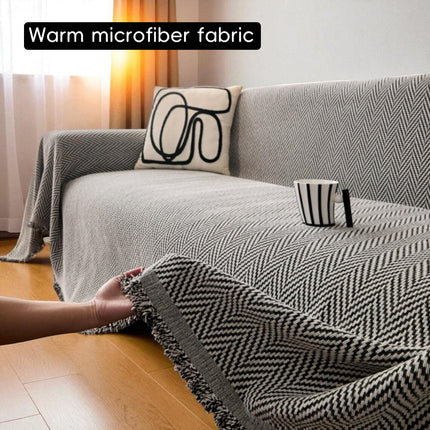 Breathable Sofa Cover Soft Skin Friendly Machine Washable for Living Room Couch