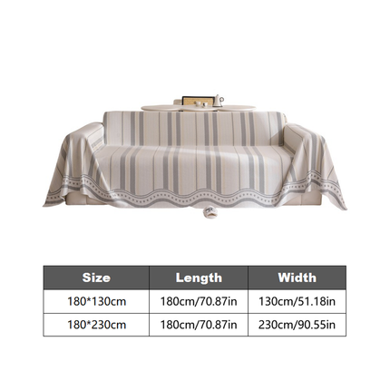 Breathable Sofa Cover Summer Use Machine Washable Skin Friendly for Home Couch