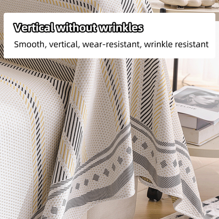 Breathable Sofa Cover Summer Use Machine Washable Skin Friendly for Home Couch